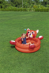 Bestway Playful Red Panda Ball Pit Inflatable Kids Toy with 50 Play Balls