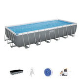 Bestway Power Steel Rectangular Pool Set 7.32m x 3.66m x 1.32m