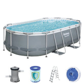 Bestway Power Steel Oval Pool Set 4.27m x 2.50m x 1.00m