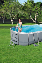 Bestway Power Steel Oval Pool Set 5.49m x 2.74m x 1.22m