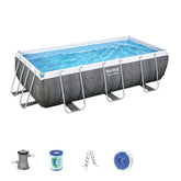 Bestway Power Steel Rectangular Pool Set 4.04m x 2.01m x 1.00m