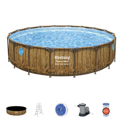 Bestway Power Steel Swim Vista Series Round Pool Set 5.49m x 1.22m