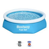 Bestway Fast Set Round Pool Set 2.44m x 61cm