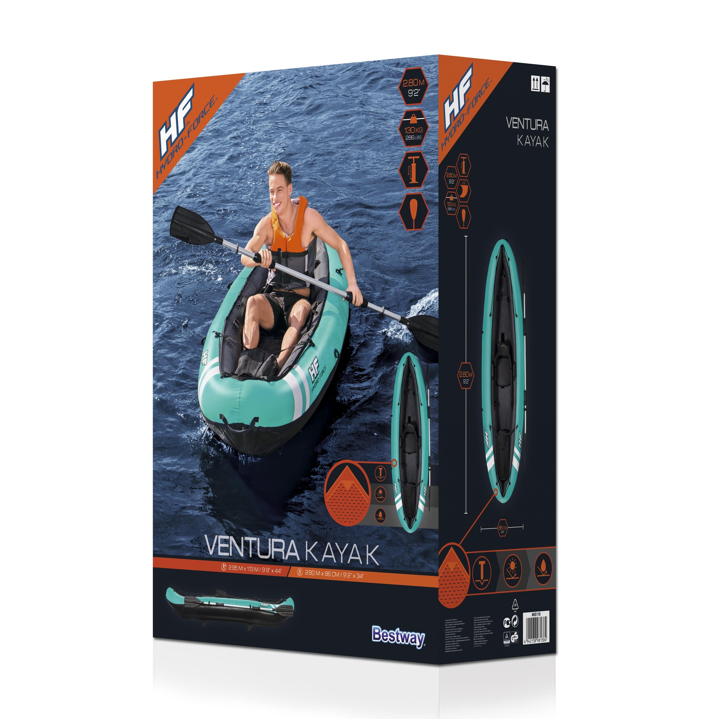 Bestway Hydro-Force Ventura Inflatable Kayak 280x86cm