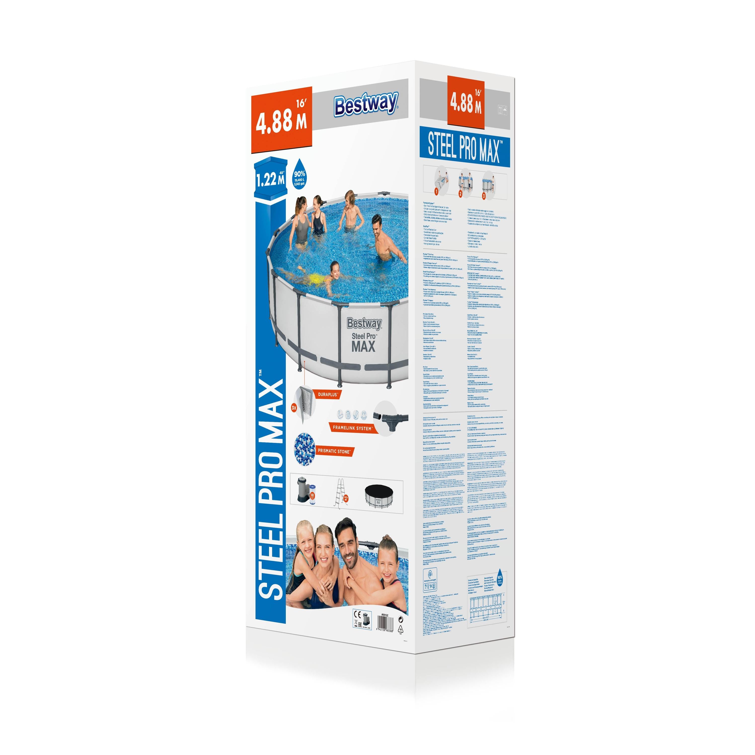 Bestway Steel Pro Max Round Pool Set 488X122cm
