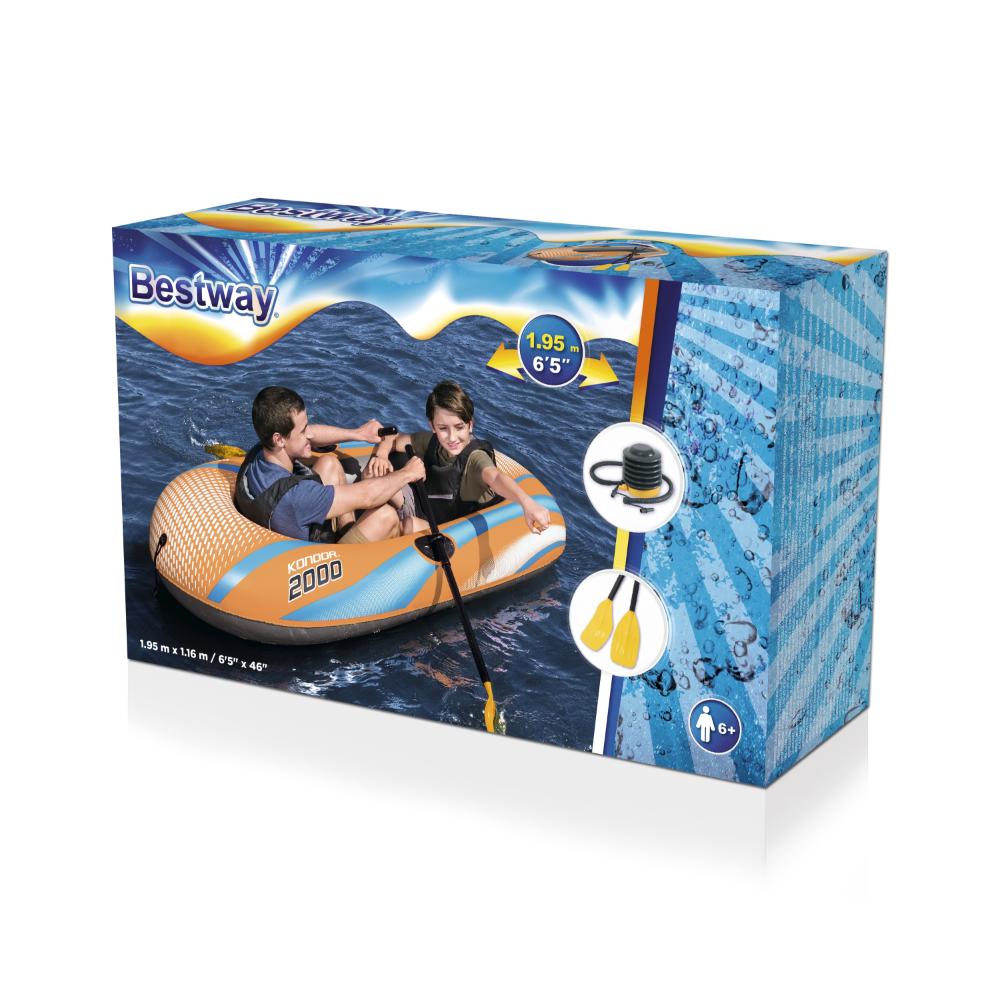 Bestway Boat Kondor 2000 Set 185x97cm 61142