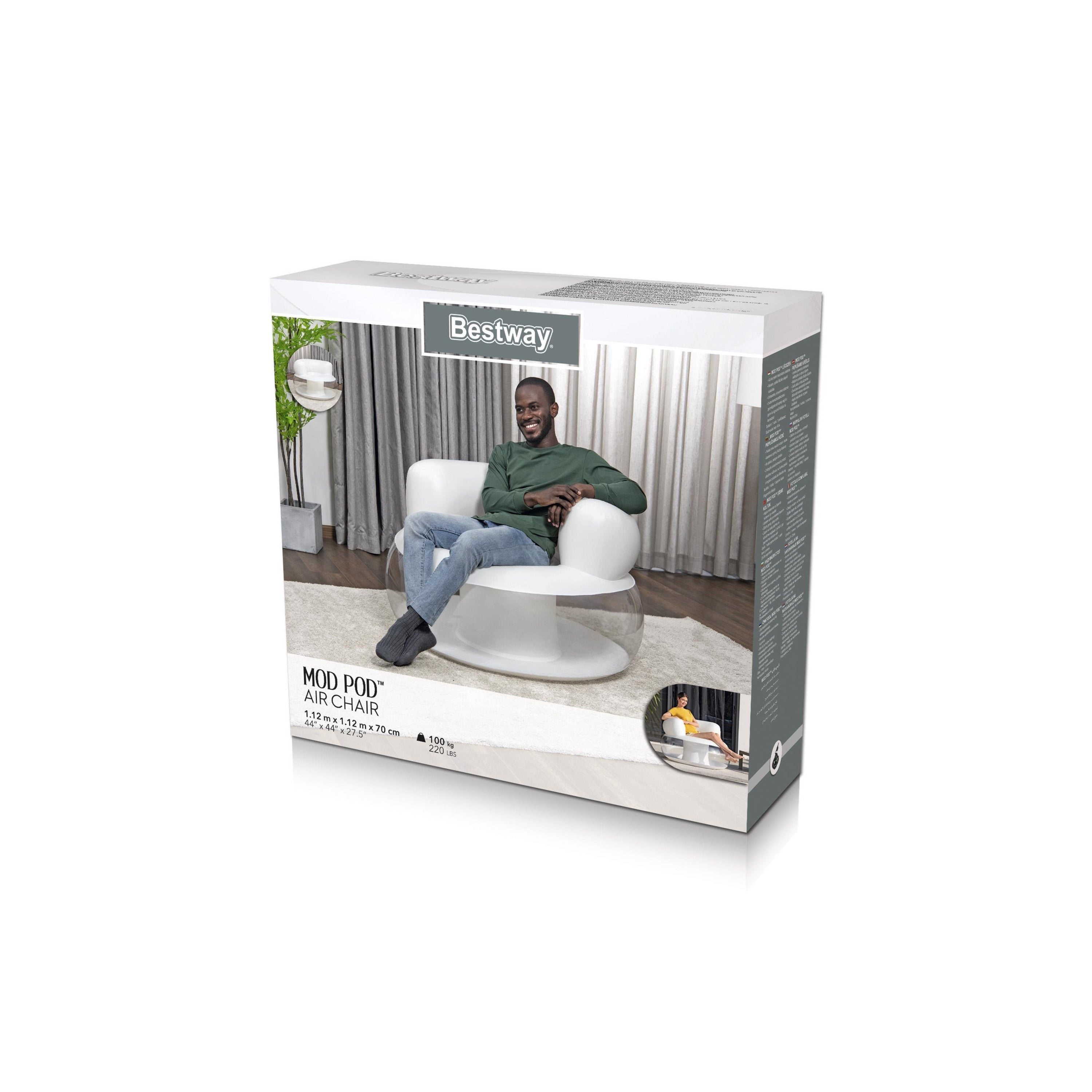 Bestway Airchair Mod Pod 112x112x70cm