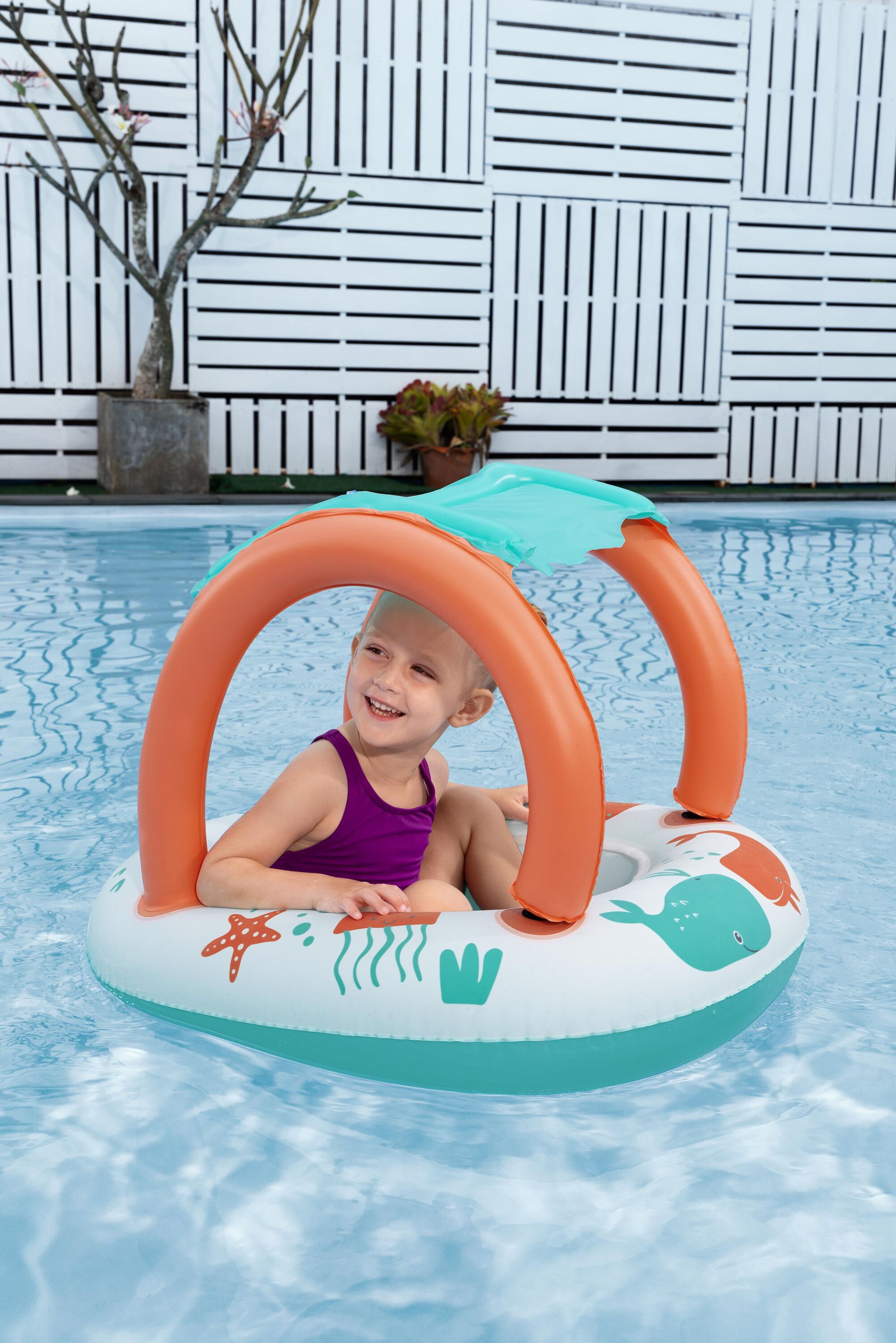 Bestway UVcare Babyseat Sea Animals 84x67cm