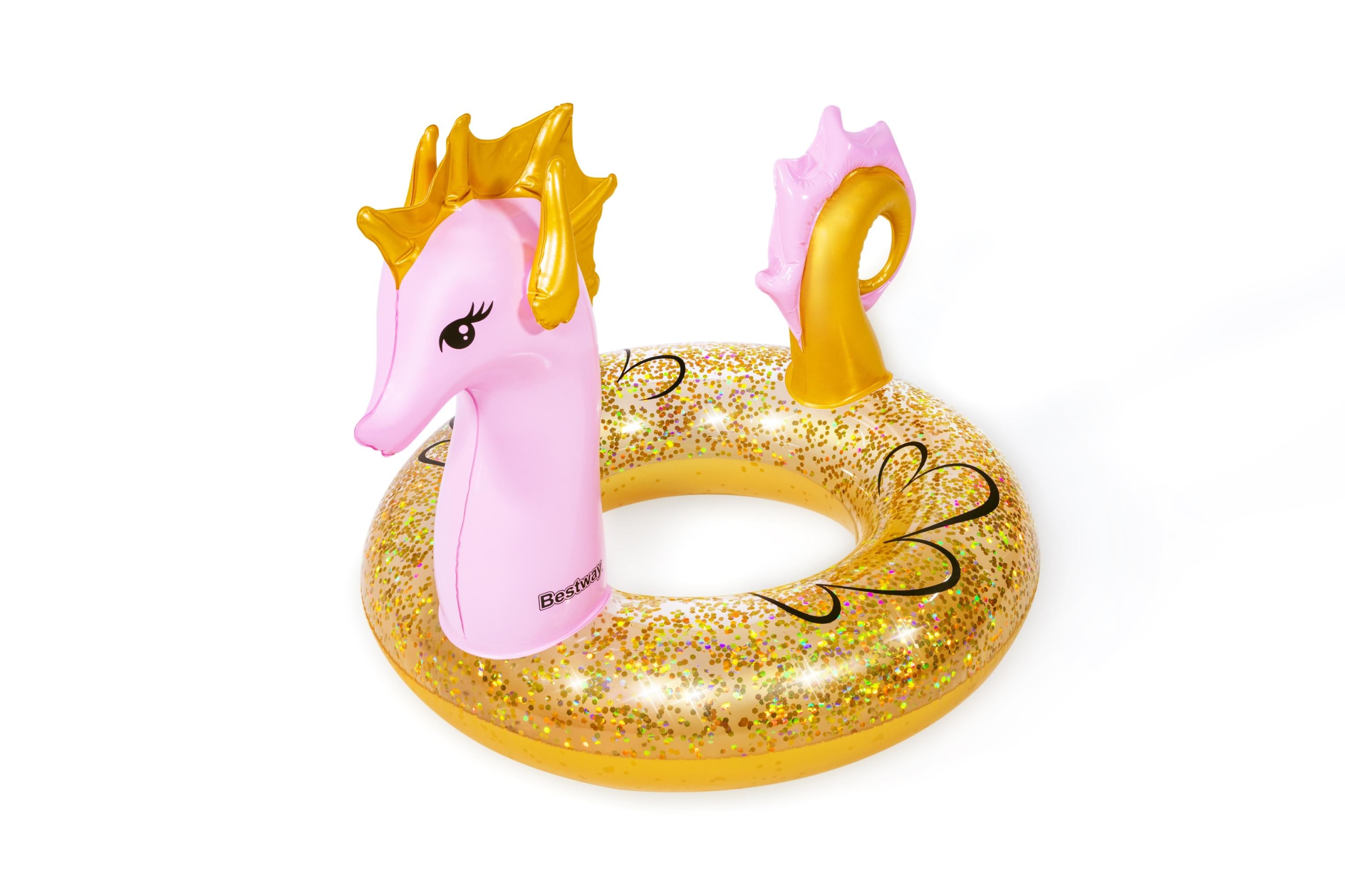 Bestway Swim Ring Gliter Seahorse 115x104cm