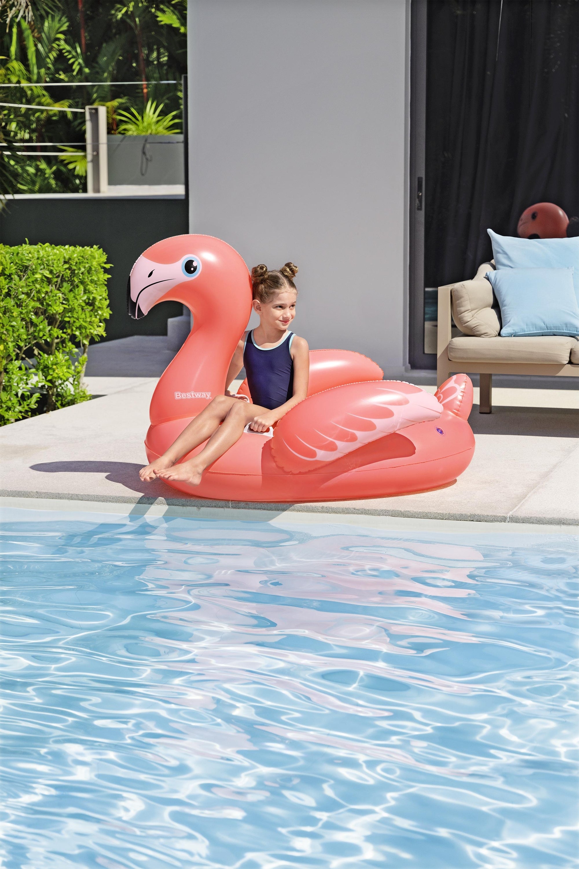Bestway Rider Fancy Flamingo 138X107cm