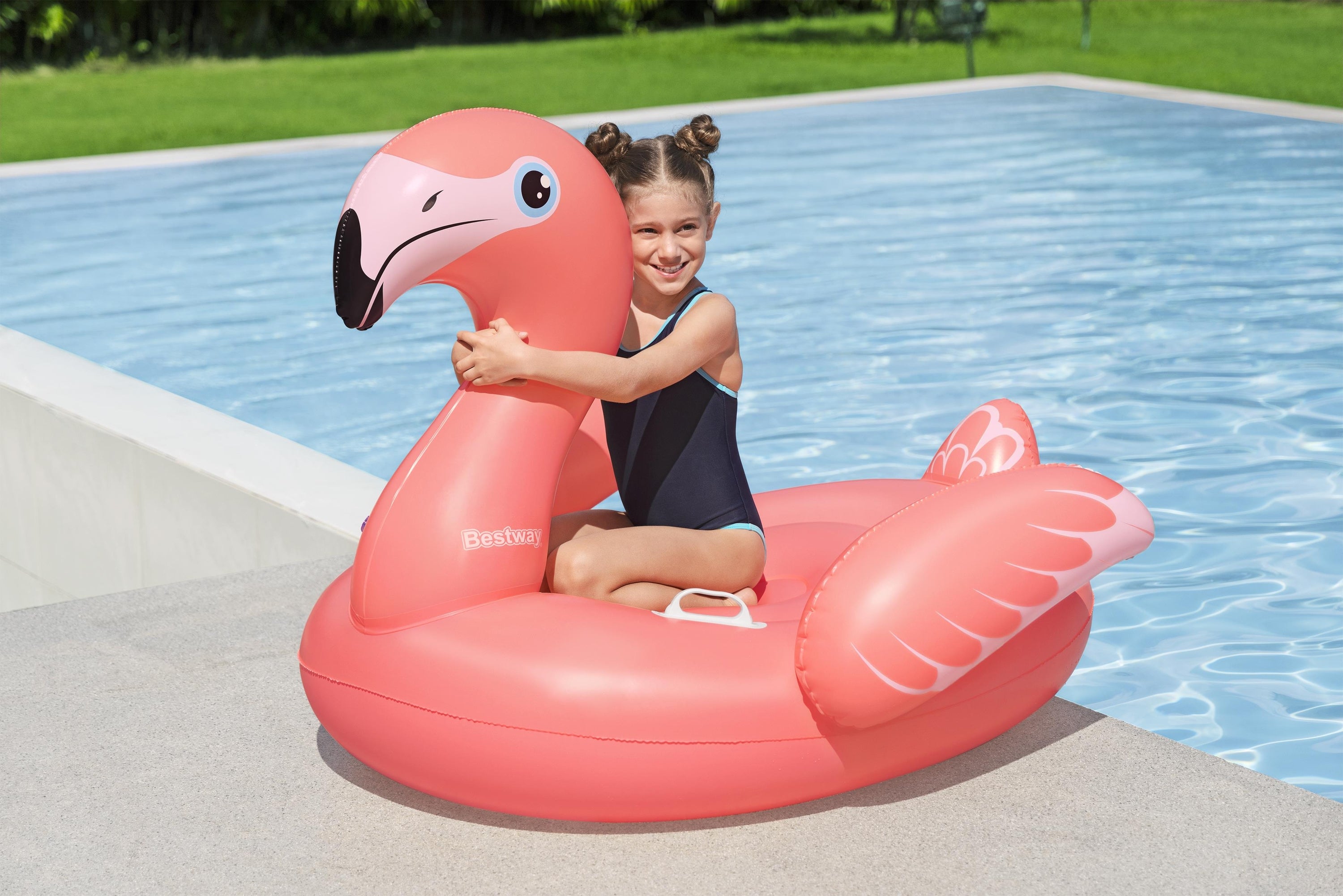 Bestway Rider Fancy Flamingo 138X107cm