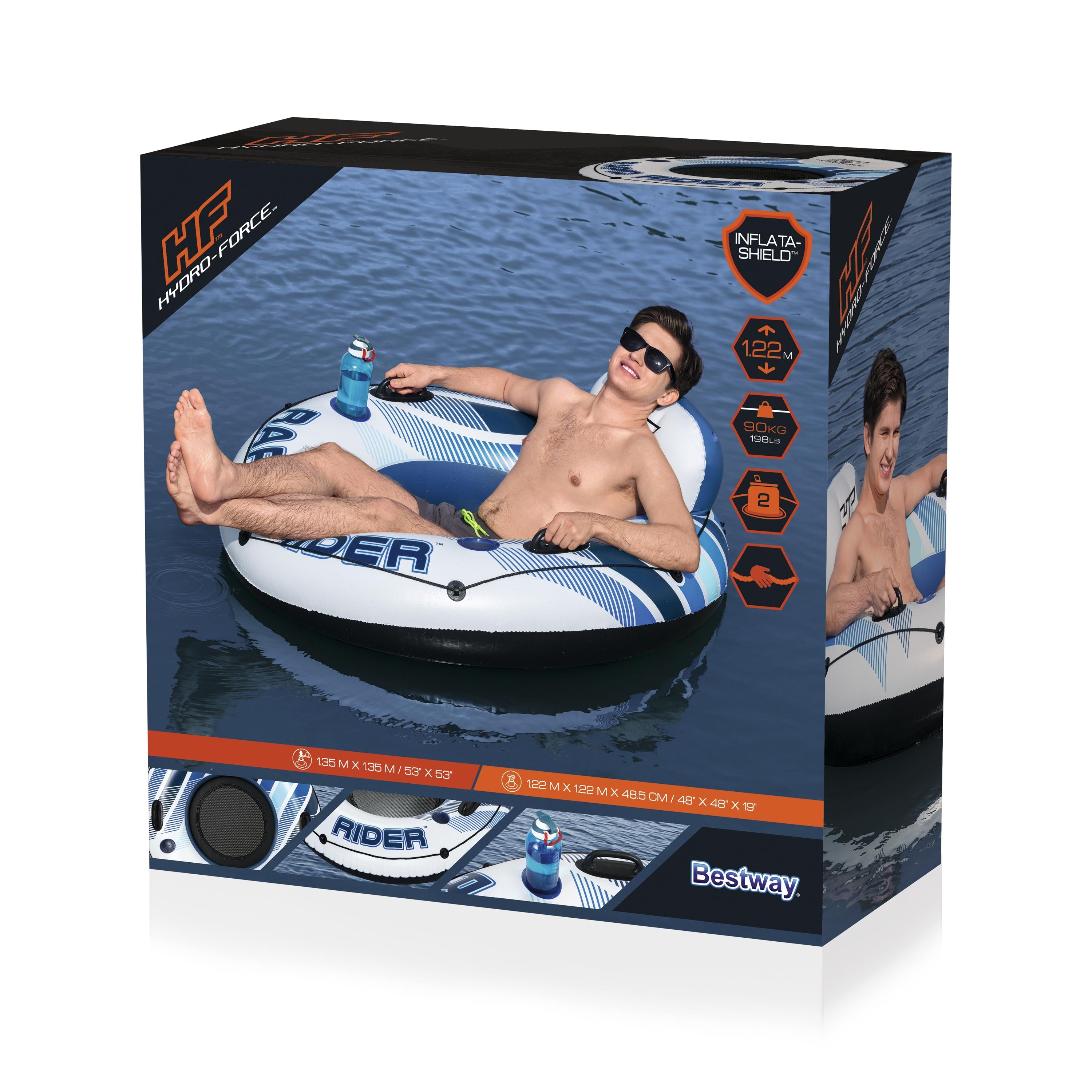Bestway Rapid Rider Inflatable Tube 135cm