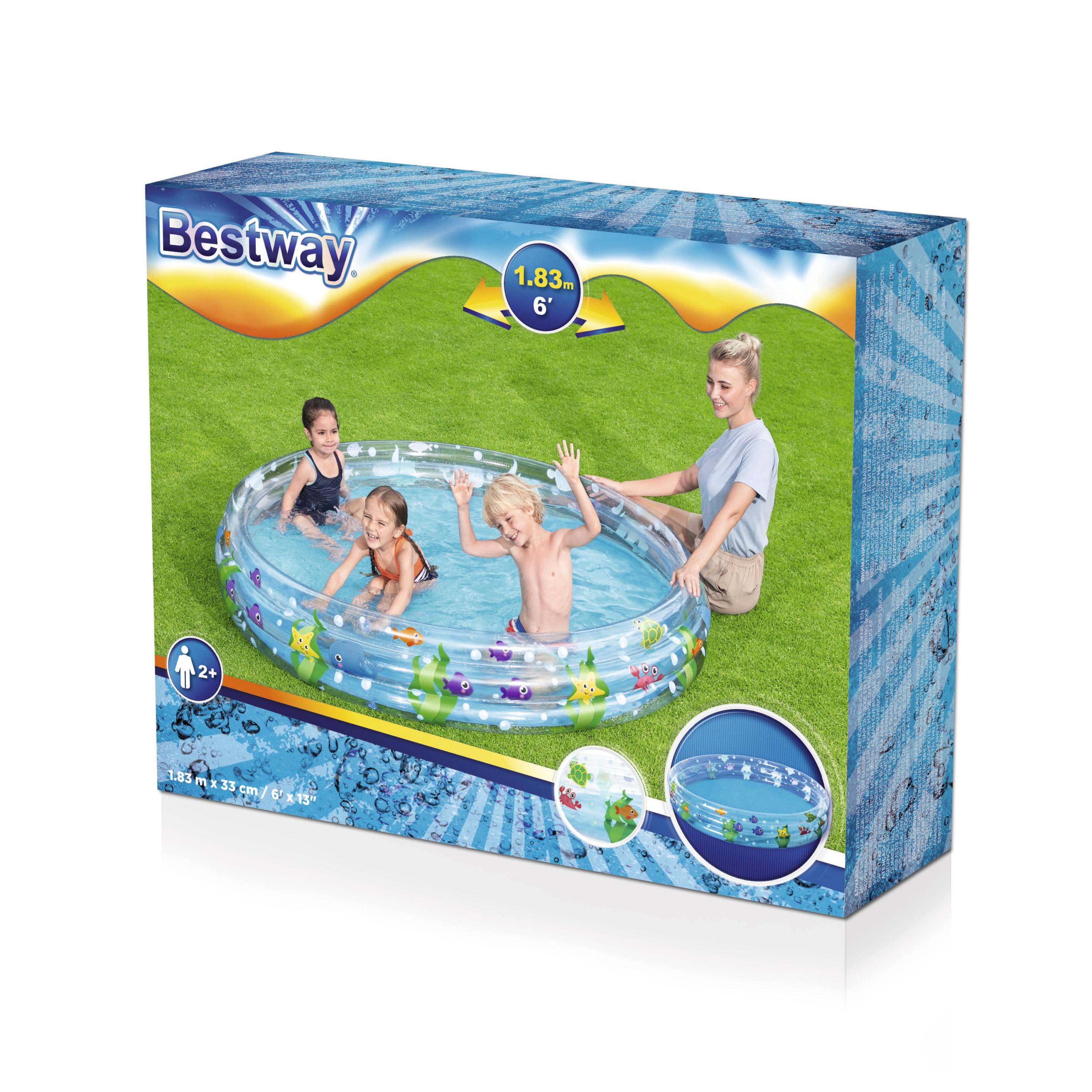 Bestway Deep Dive 3-Ring Pool 183x33cm