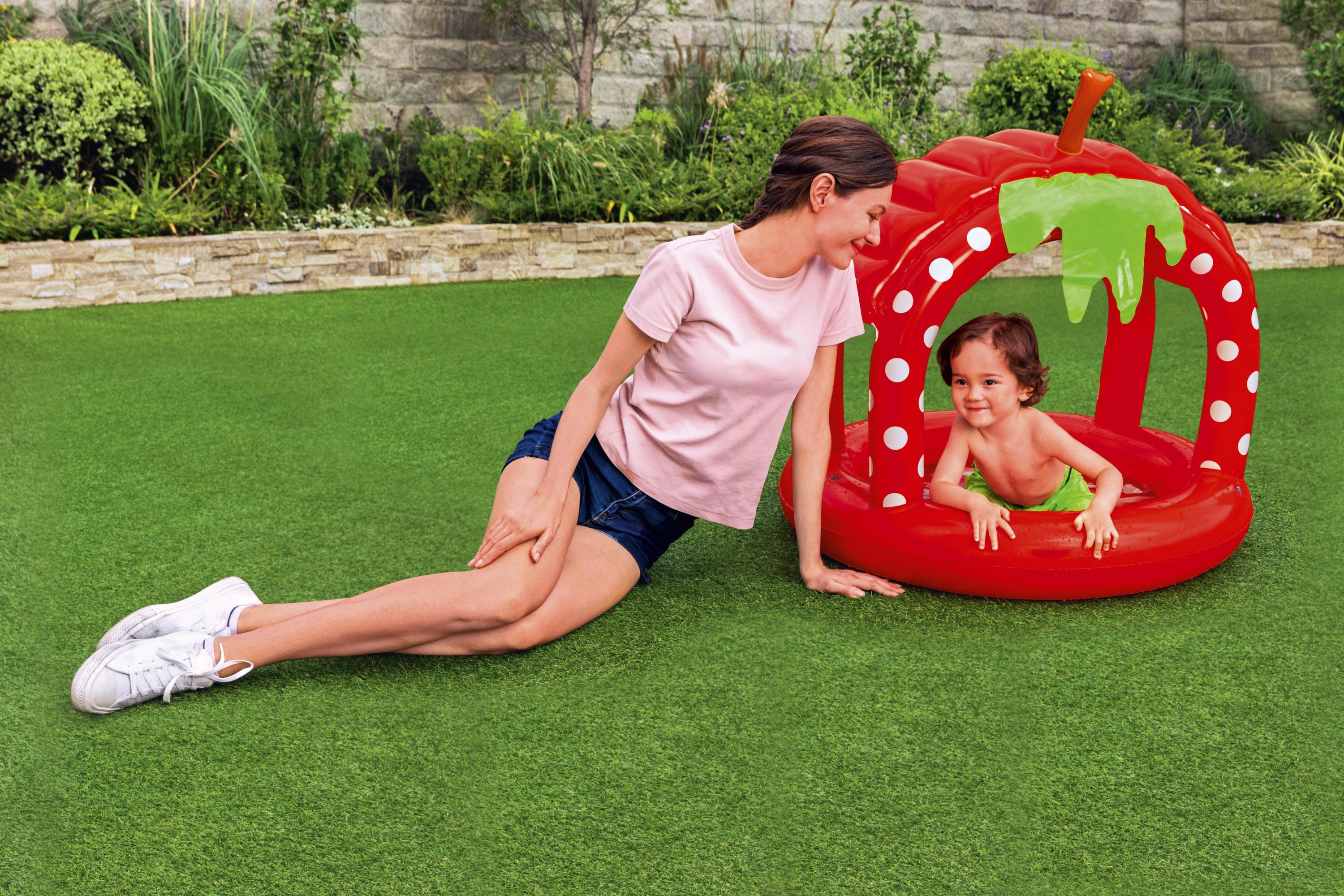 Bestway Baby Pool Very Berry 91x91x91cm