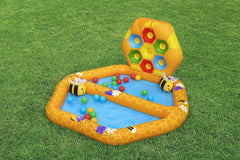Bestway Lil Beehive Pool & Ball Pit 127x119 cm  2-in-1 Toddler Water & Ball Play