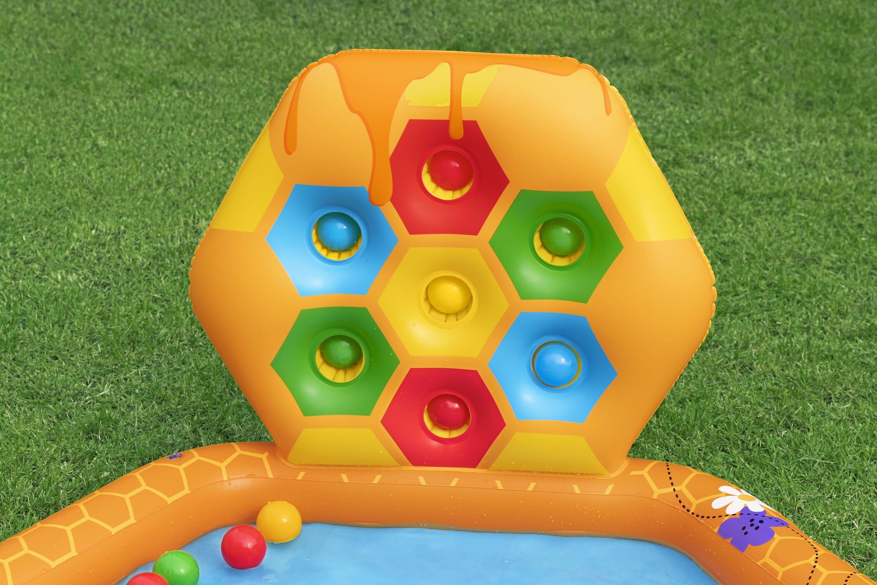 Bestway Lil Beehive Pool & Ball Pit 127x119 cm  2-in-1 Toddler Water & Ball Play