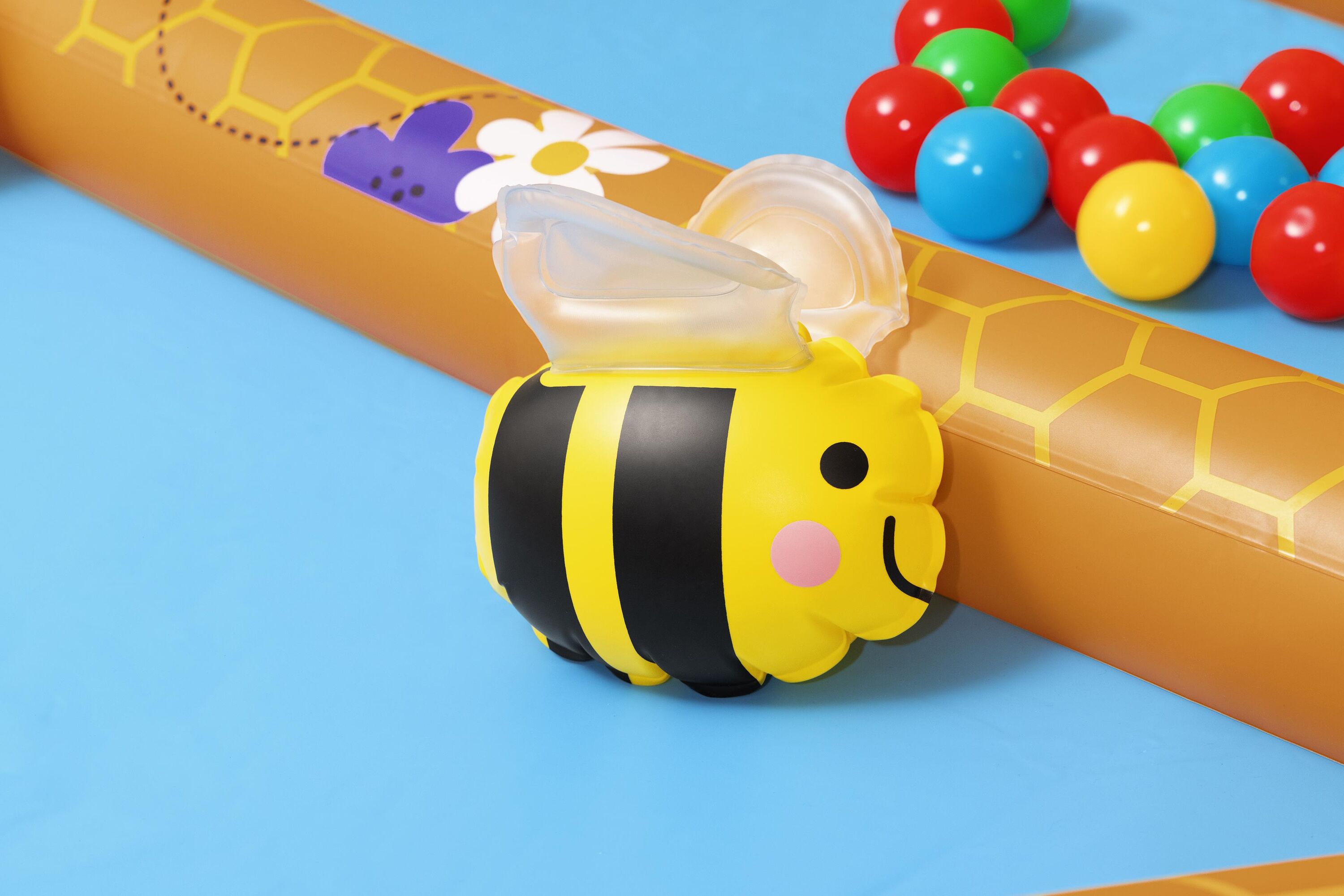 Bestway Lil Beehive Pool & Ball Pit 127x119 cm  2-in-1 Toddler Water & Ball Play