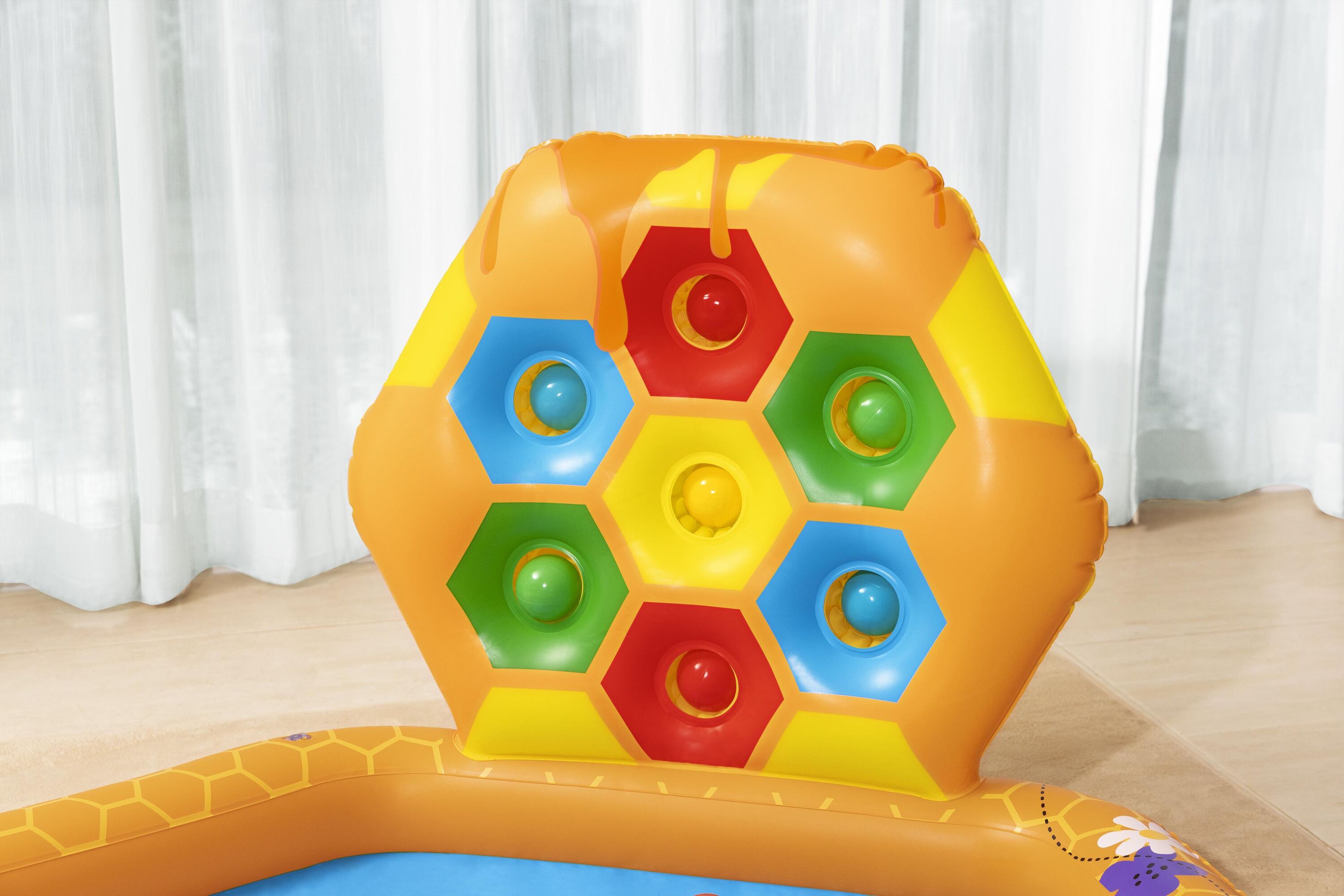Bestway Lil Beehive Pool & Ball Pit 127x119 cm  2-in-1 Toddler Water & Ball Play