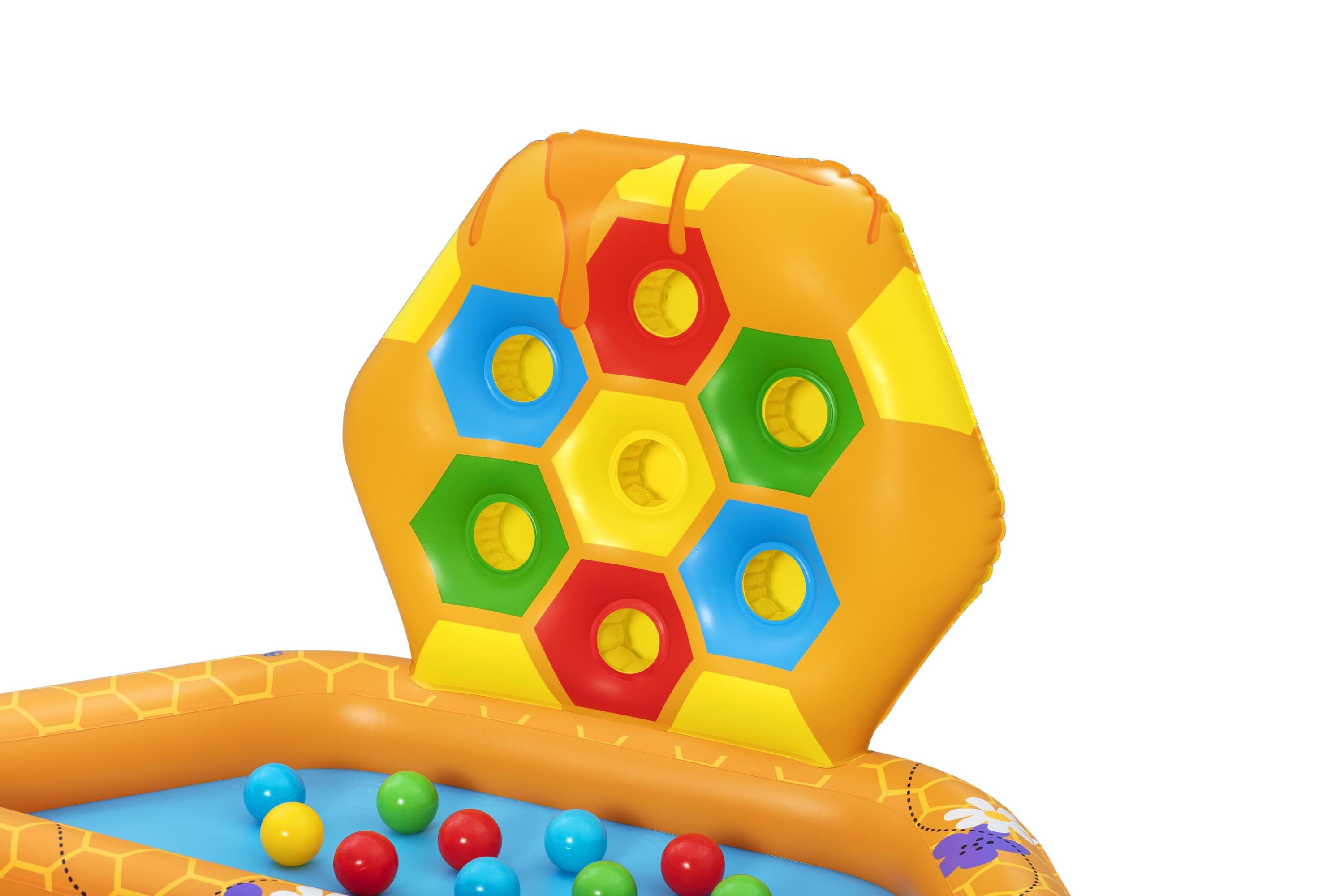 Bestway Lil Beehive Pool & Ball Pit 127x119 cm  2-in-1 Toddler Water & Ball Play