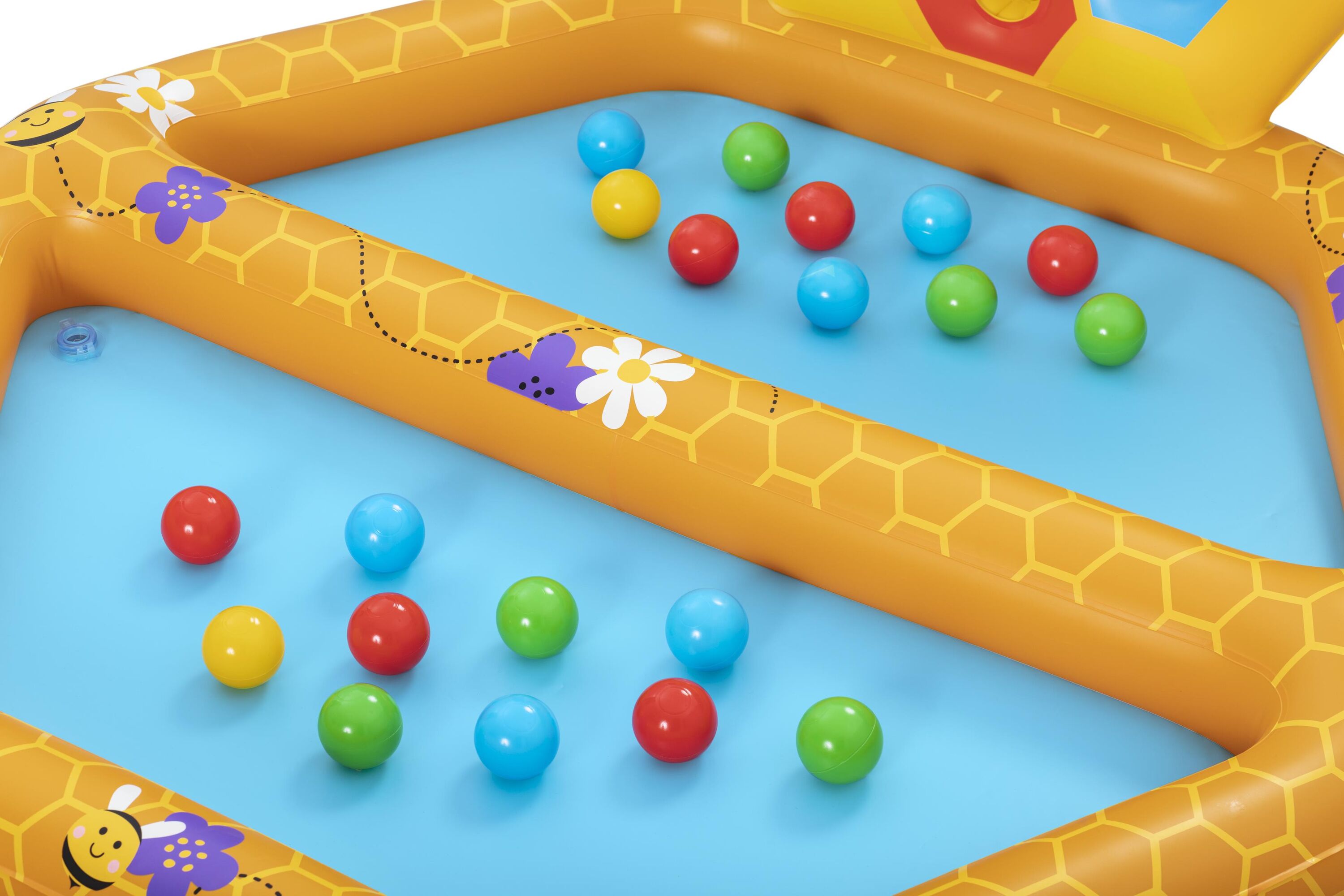 Bestway Lil Beehive Pool & Ball Pit 127x119 cm  2-in-1 Toddler Water & Ball Play