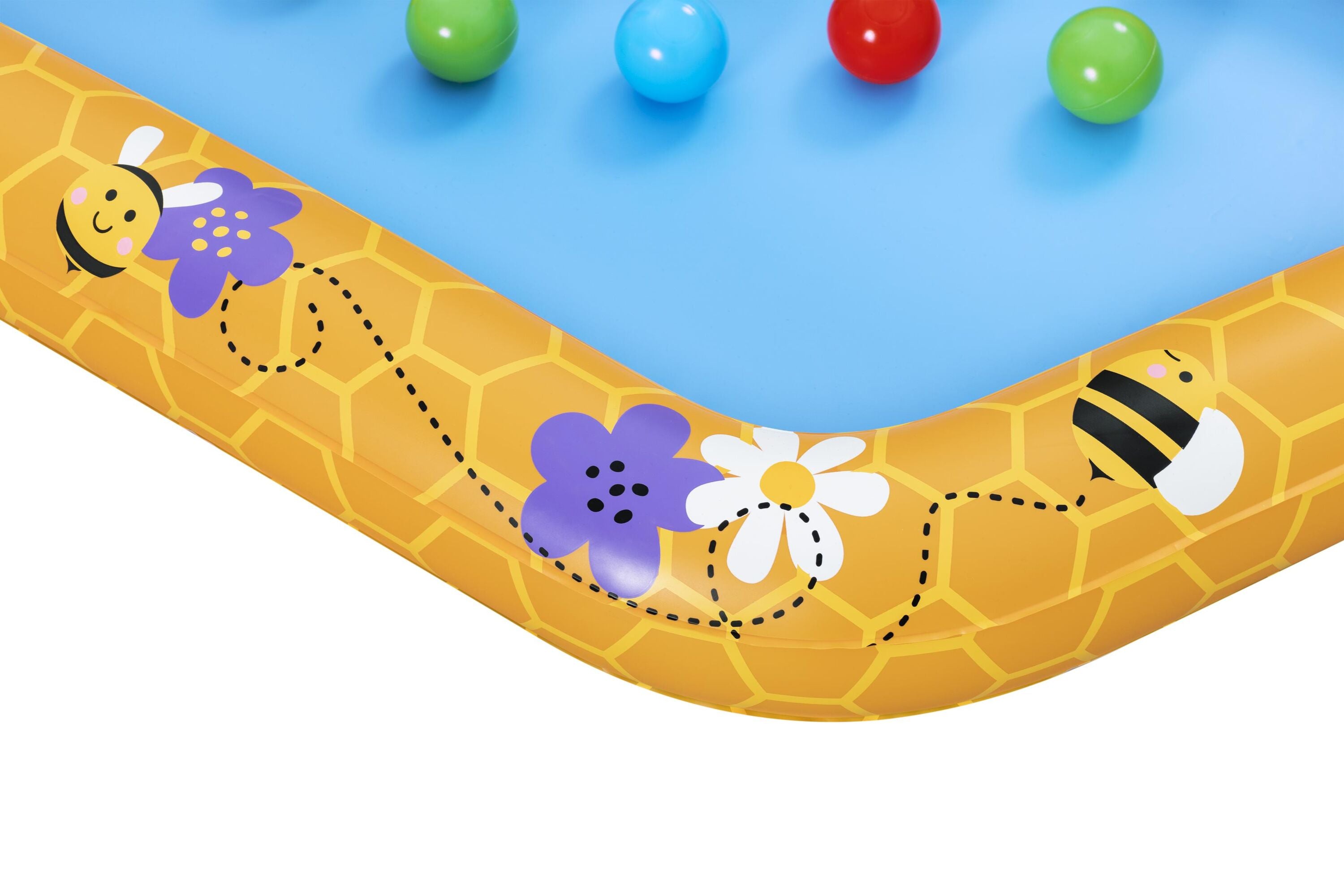 Bestway Lil Beehive Pool & Ball Pit 127x119 cm  2-in-1 Toddler Water & Ball Play