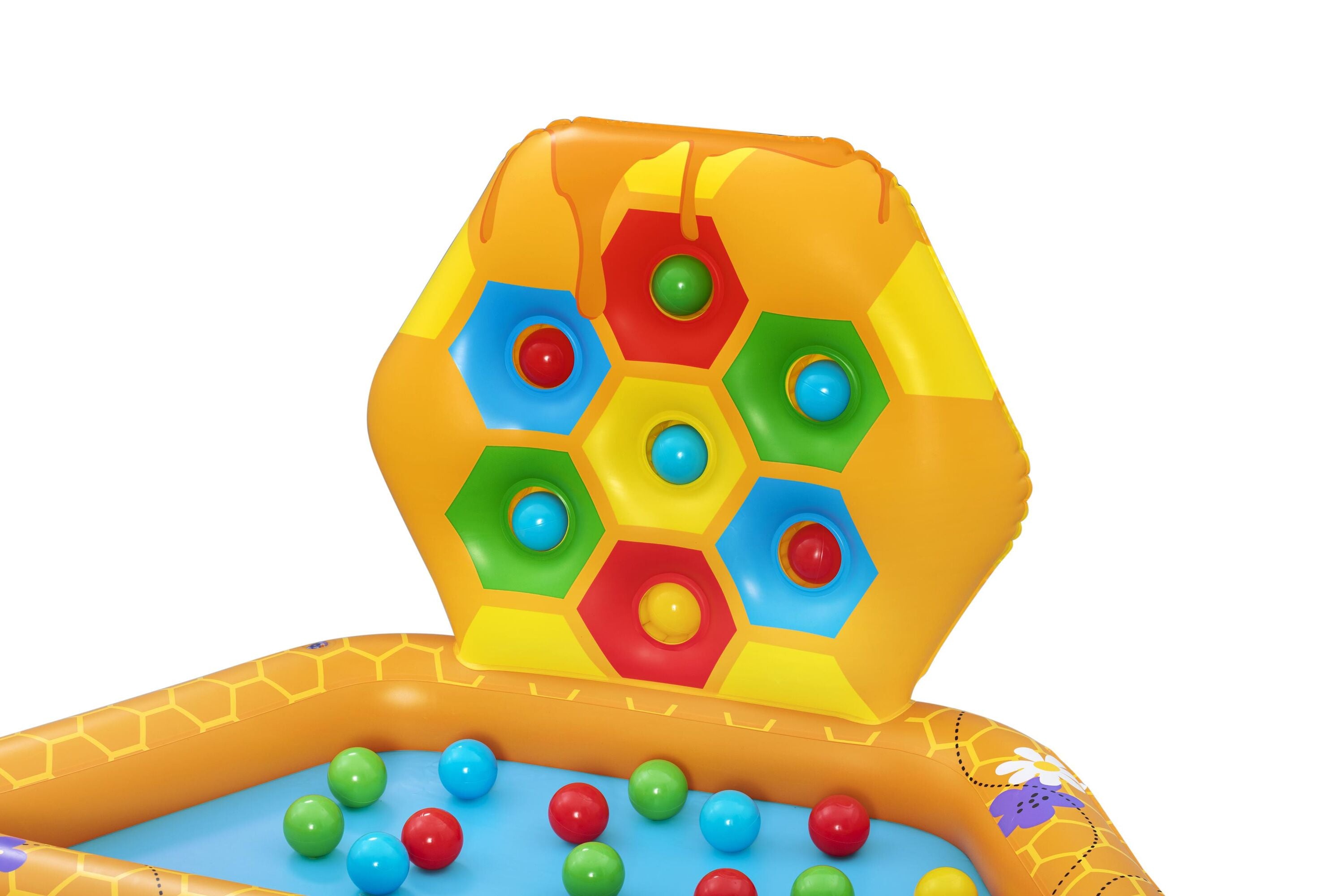 Bestway Lil Beehive Pool & Ball Pit 127x119 cm  2-in-1 Toddler Water & Ball Play