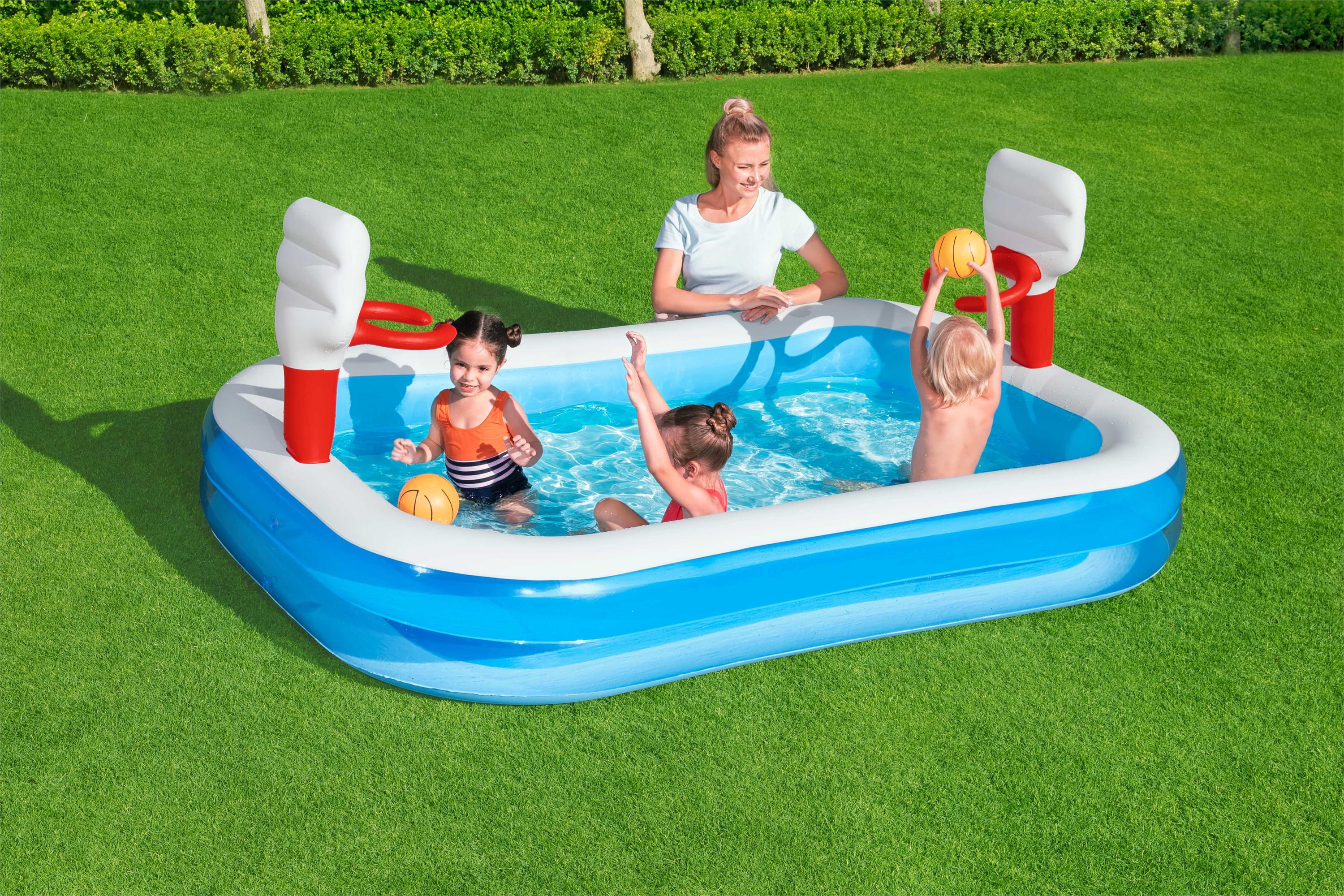 Bestway Play Pool Basketball 251x168x102cm