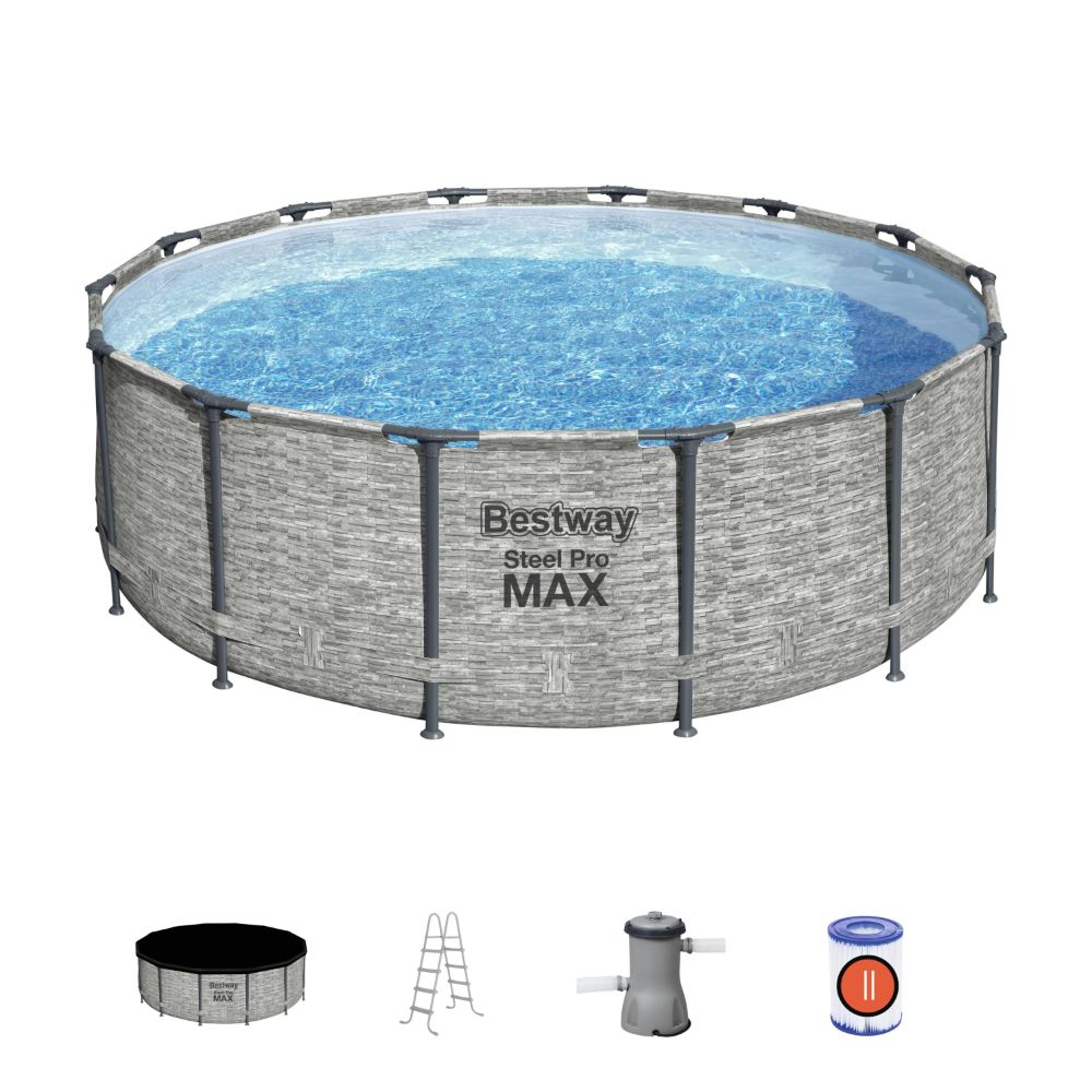 Bestway Steel Pro MAX Round Pool Set 4.27m x 1.22m Pool Set
