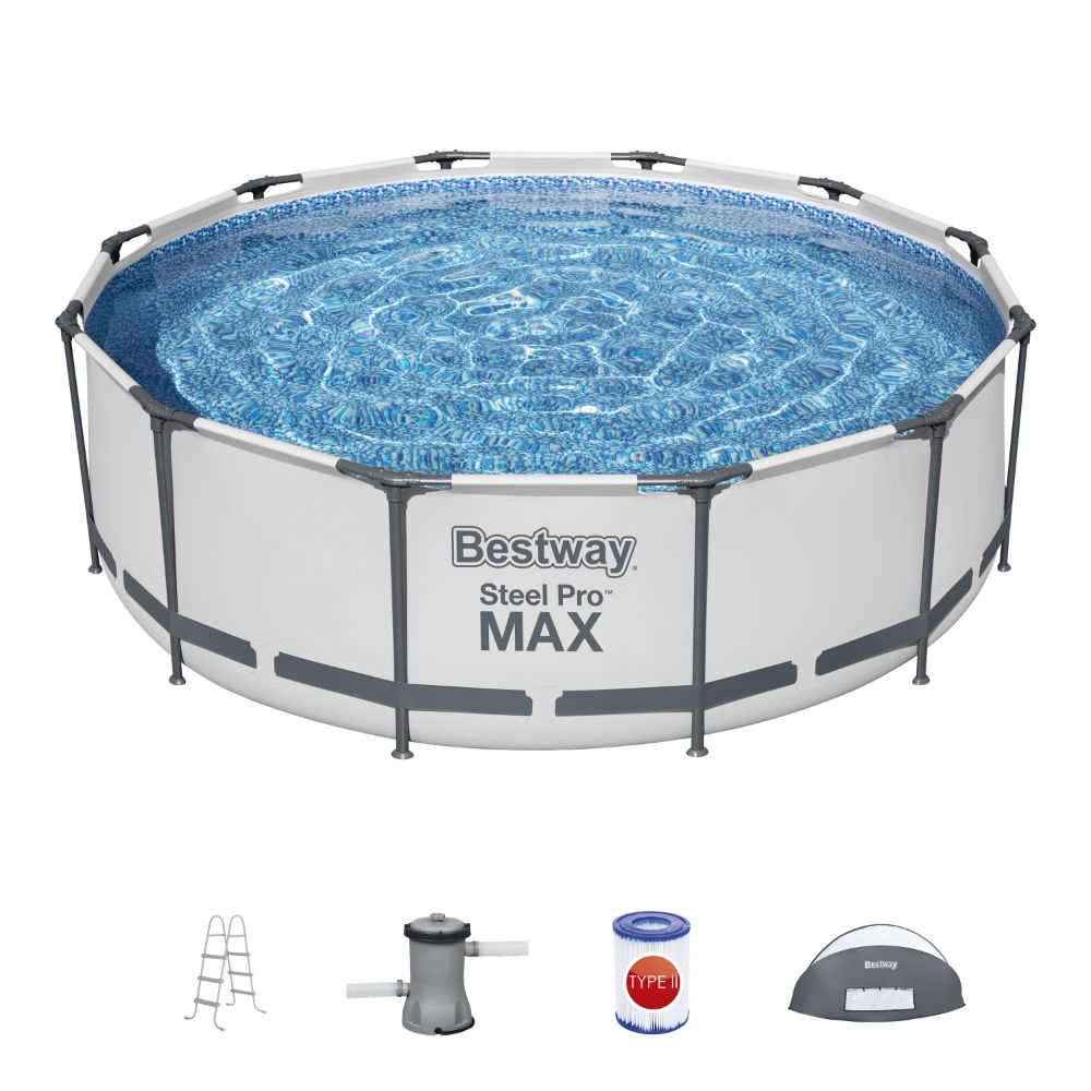 Bestway Steel Pro MAX Round Pool Set with Enclosure 3.66 m x 1.00 m