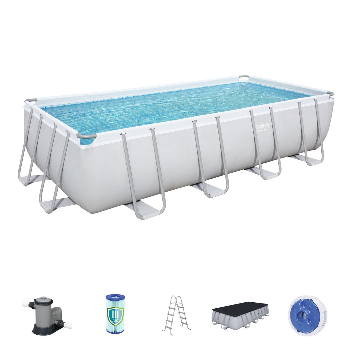 Bestway Rectangular Frame Pool Set 549 x 274 x 122cm
