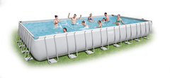 Bestway Power Steel Rectangular Pool Set 9.56m x 4.88m x 1.32m