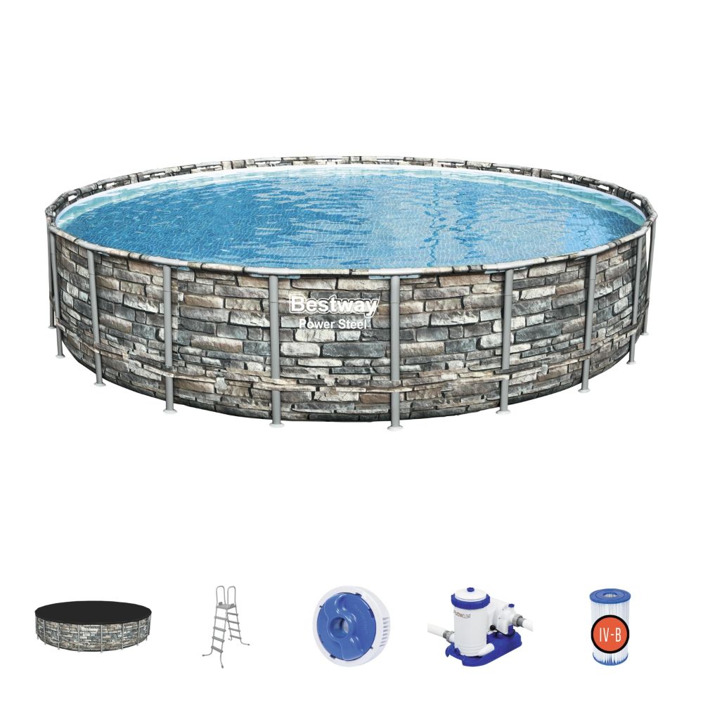Bestway Power Steel Round Pool Set 671X132cm
