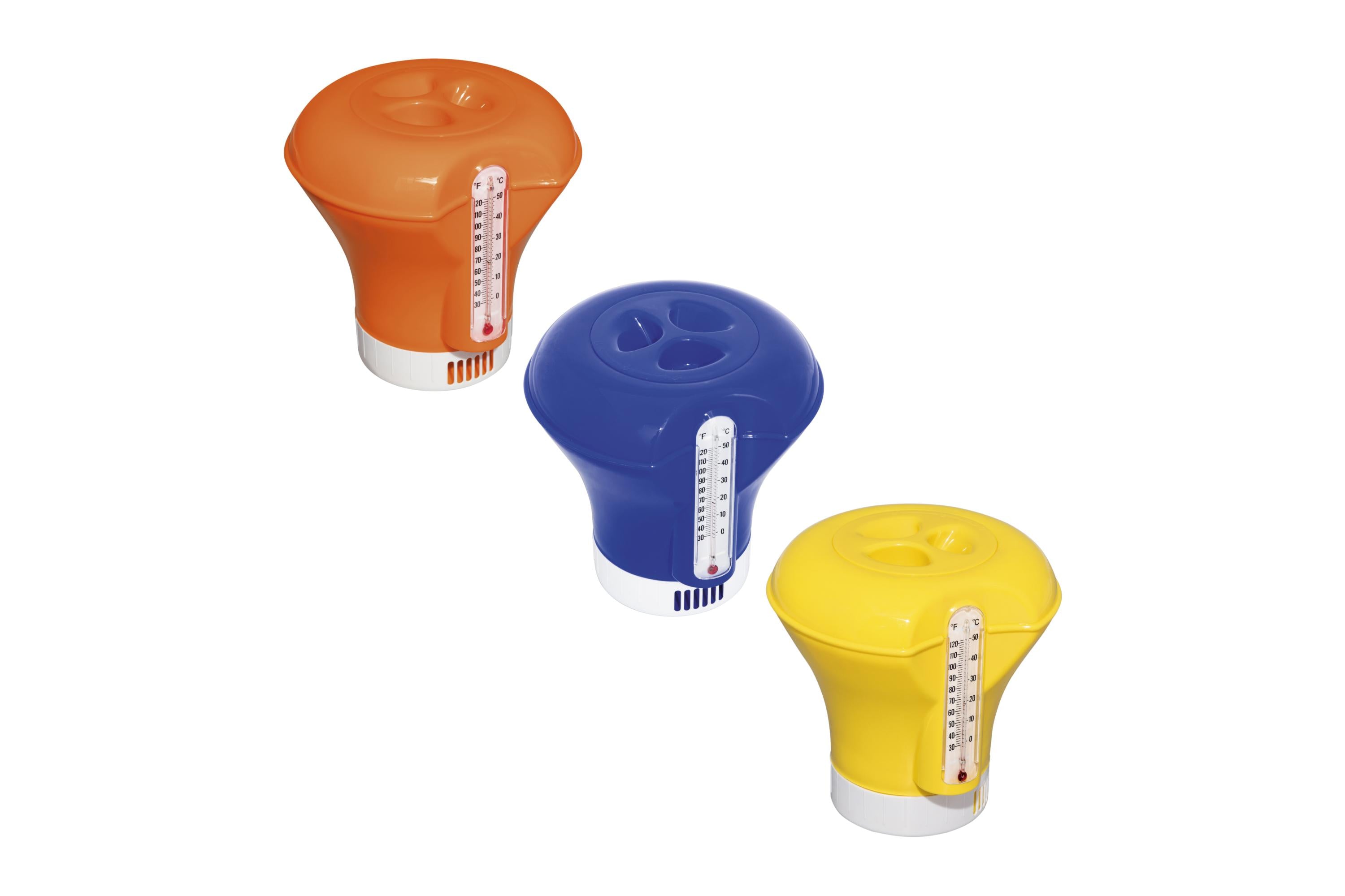 Bestway Floating Chemical Dispenser with Built-In Thermometer