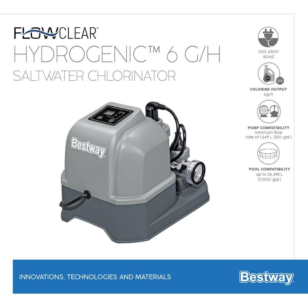 Bestway Hydrogenic Saltwater Chlorinator