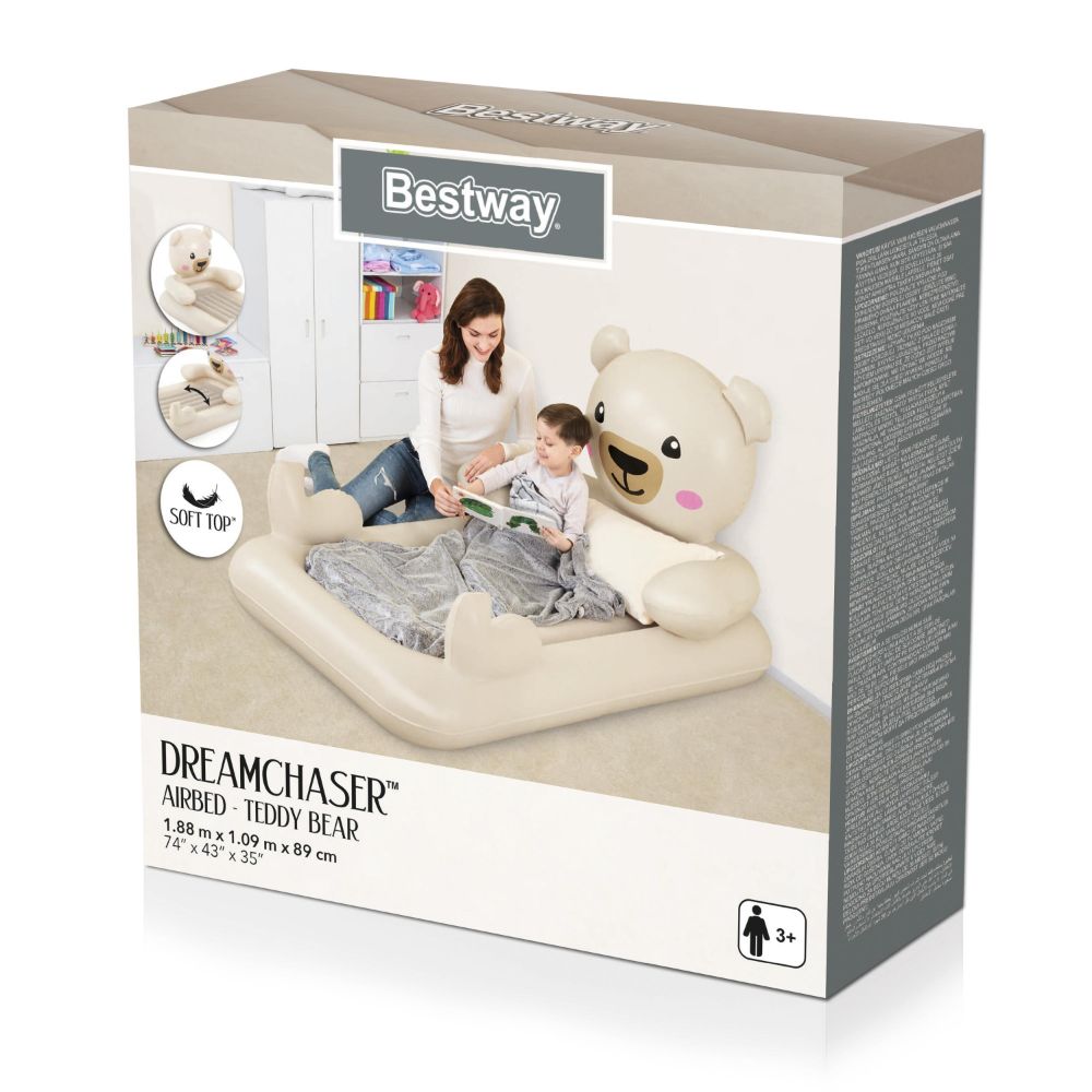Bestway Airbed Teddy Bear 188x109x89cm