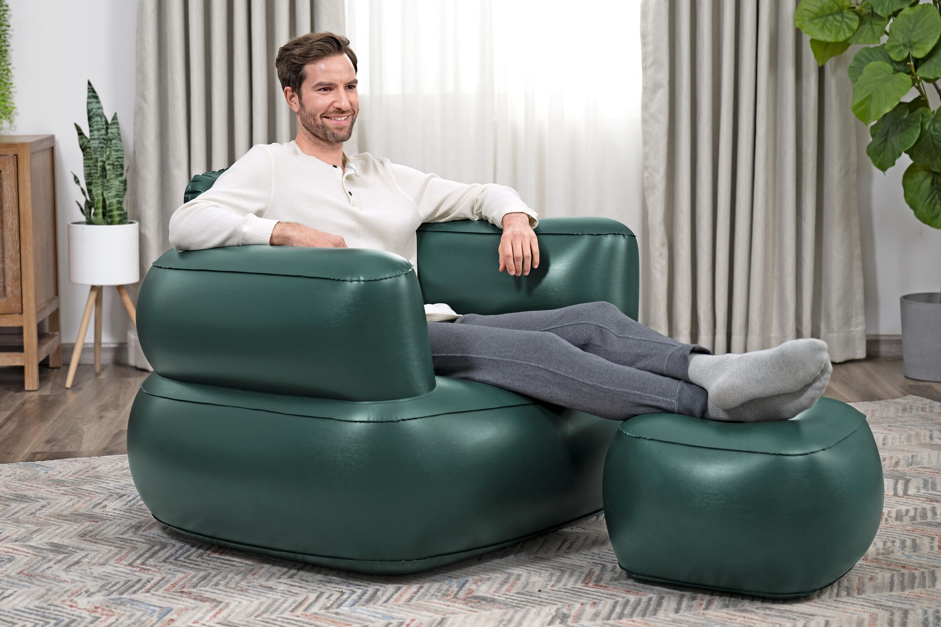 Bestway Airchair Comfi Cube Lounger 107x99x80cm Assorted Color