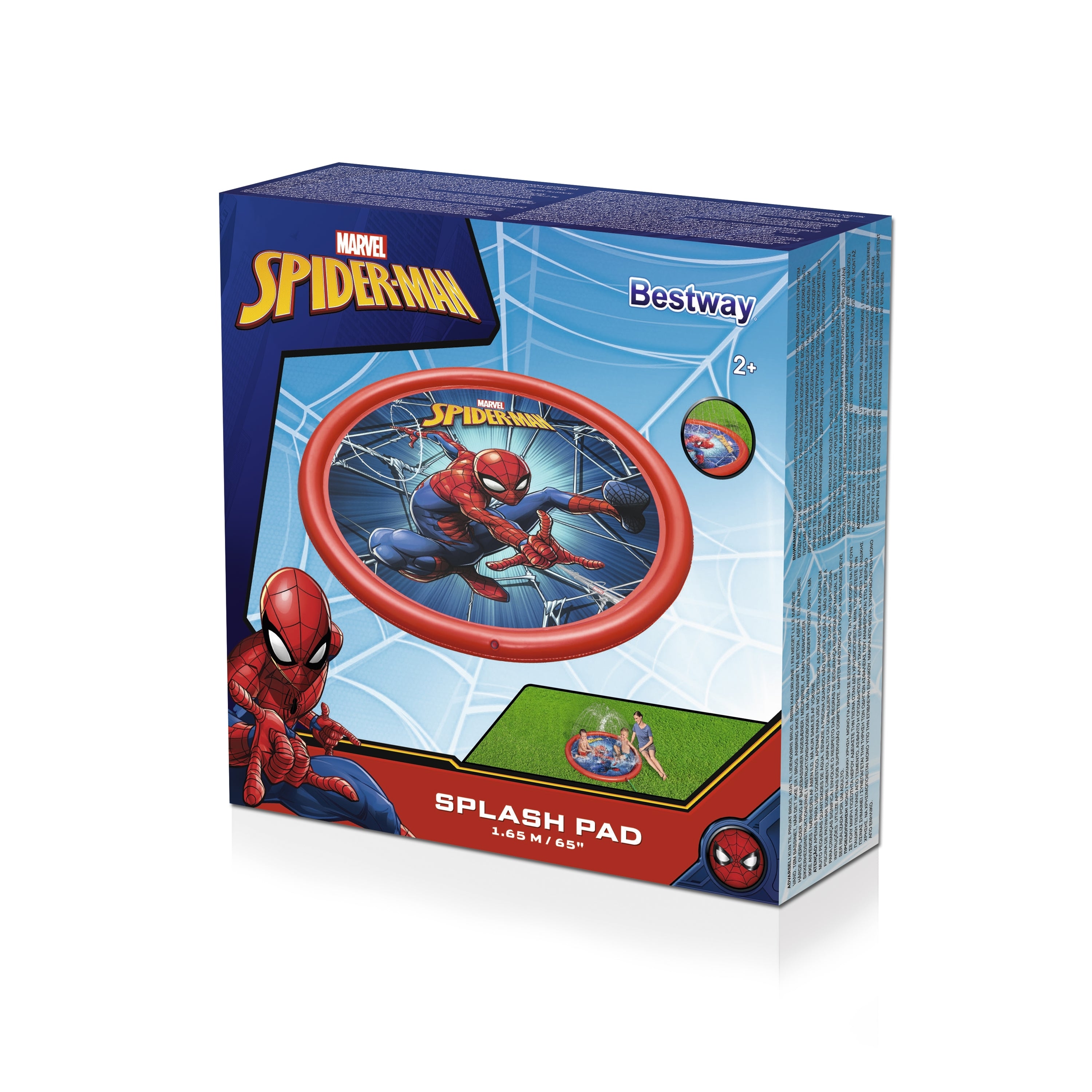 Bestway Splash Pad Spiderman 165cm