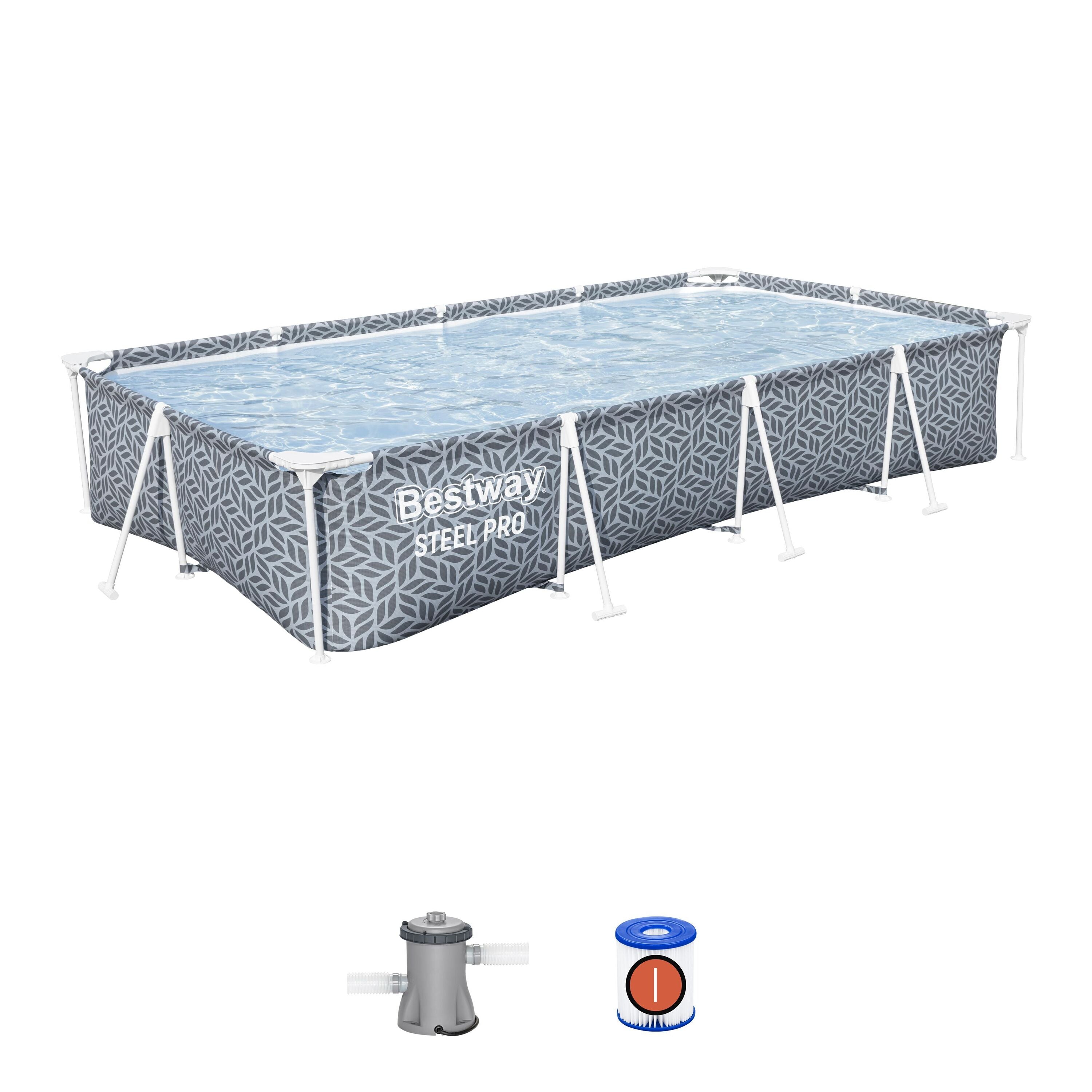 Bestway Steel Pro Rectangular Pool 366 x 201 x 66cm